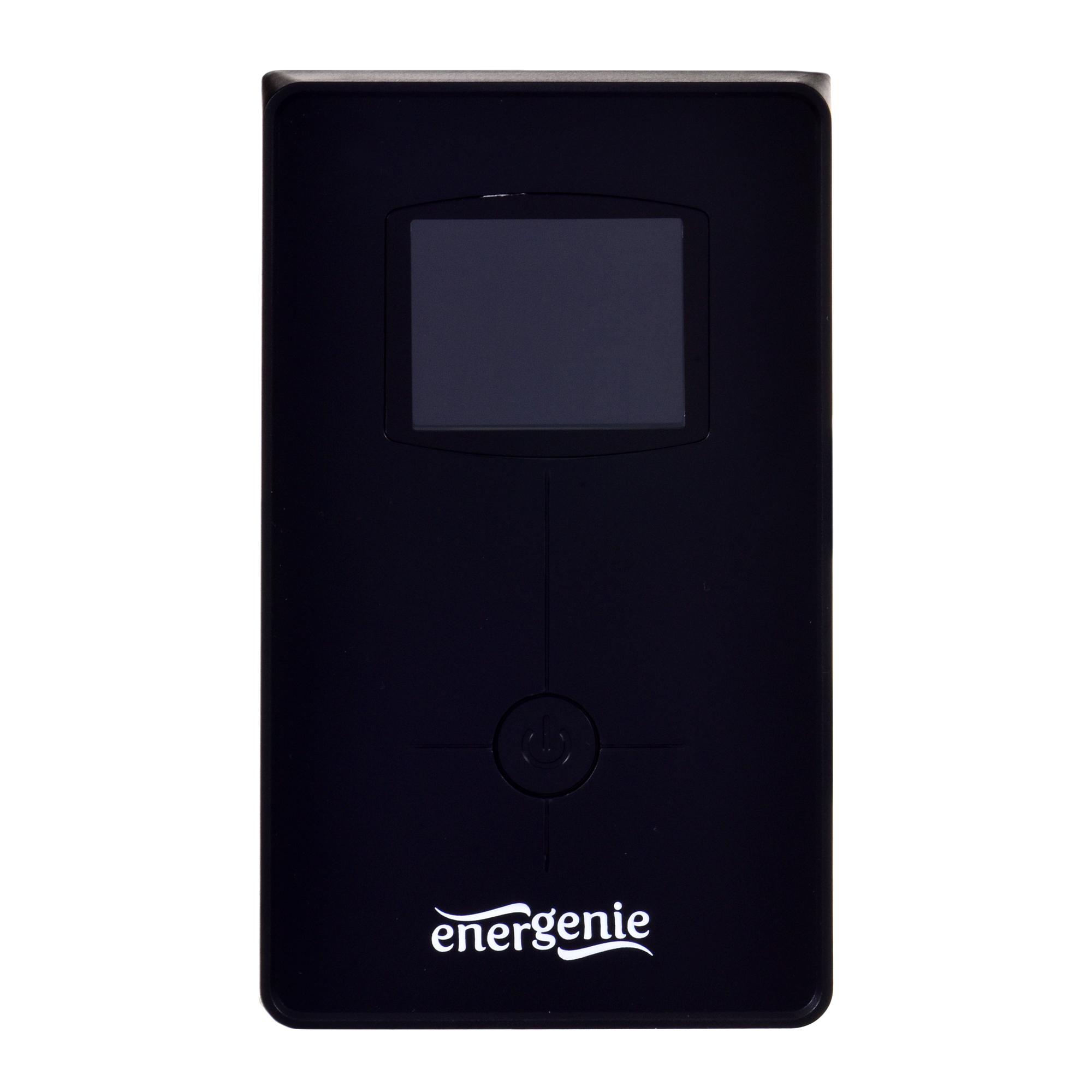 EnerGenie UPS su LCD ekranu, Juodas 650 VA, 390 W, 220 V