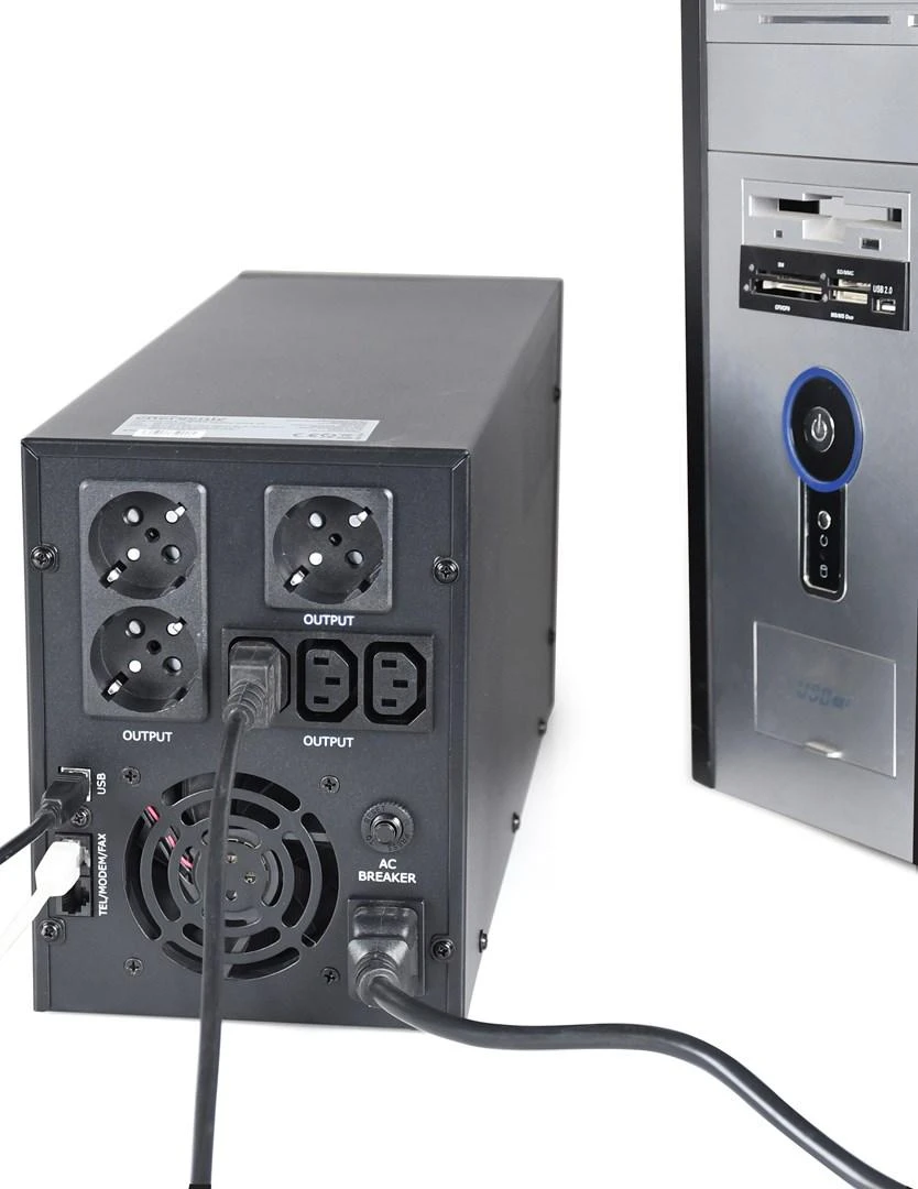Energenie | UPS su USB ir LCD ekranu | EG-UPS-036 | 3000 VA | 1800 W
