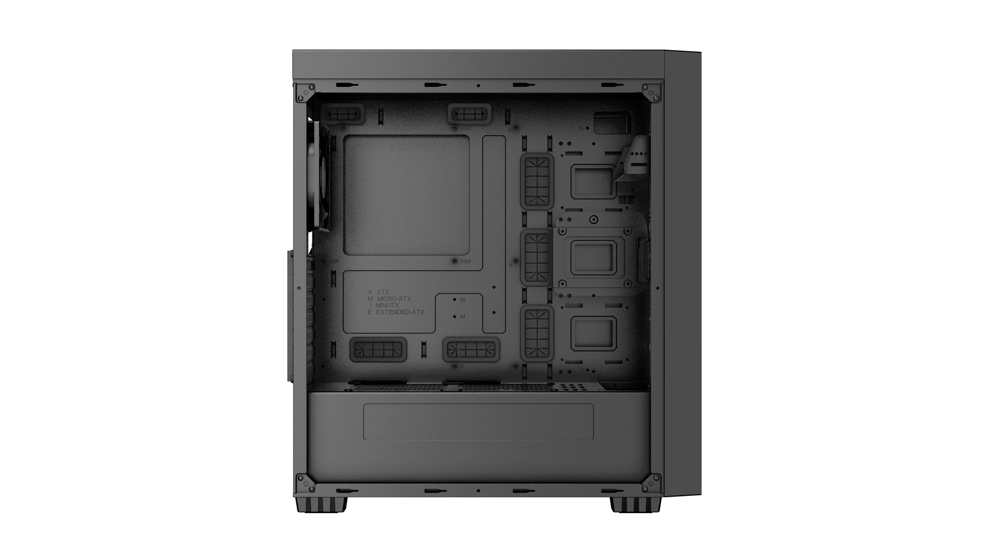 GEMBIRD Midi-tower kompiuterio dėklas Furnax K500 ATX