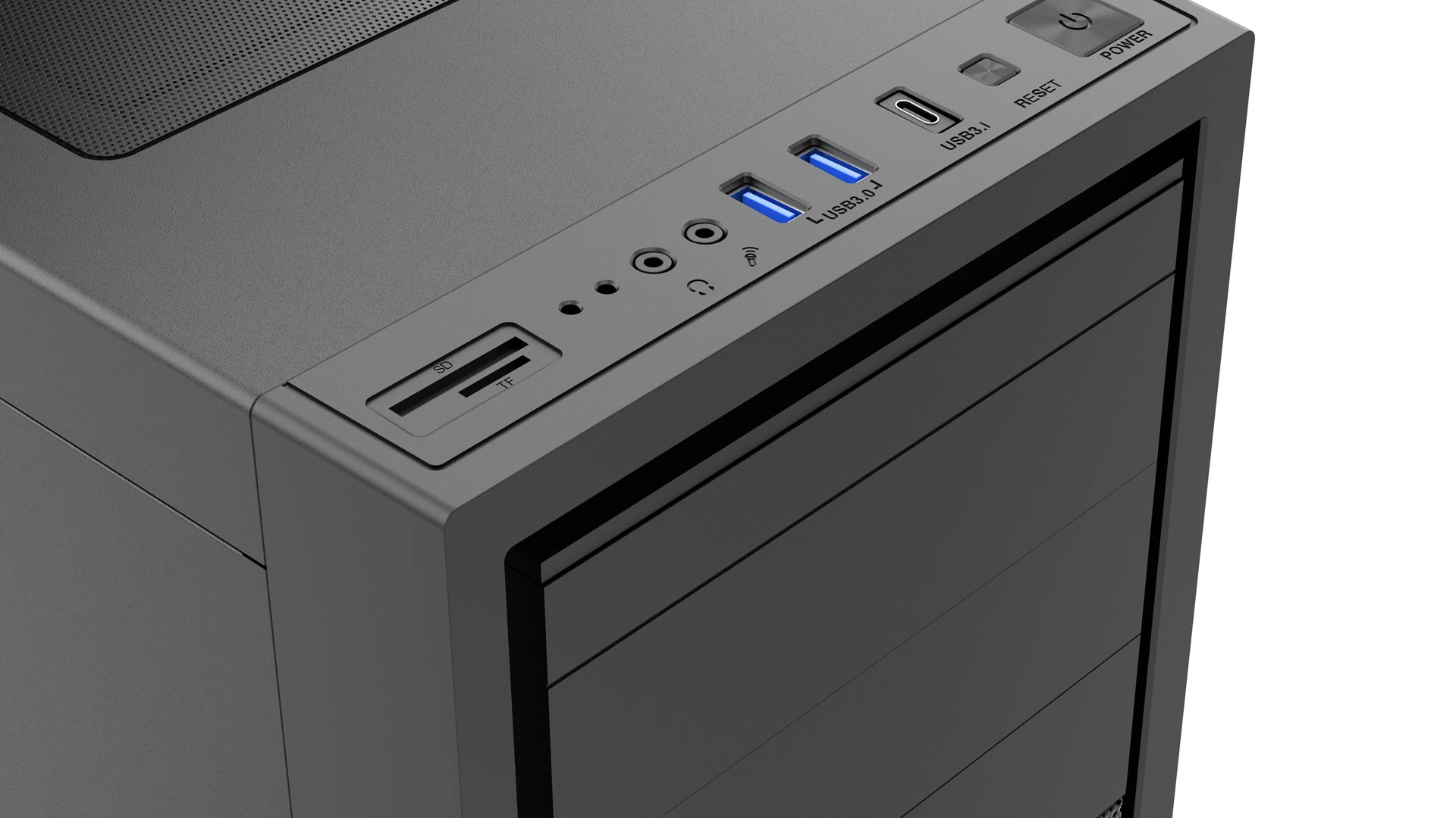 GEMBIRD Midi-tower kompiuterio dėklas Furnax K500 ATX