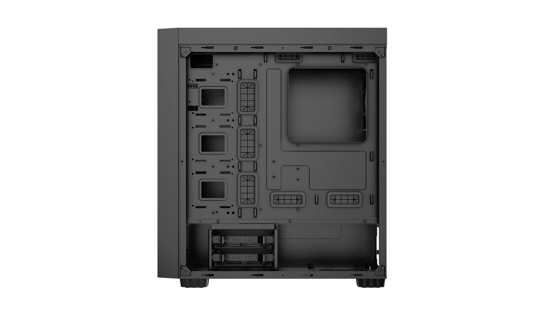 GEMBIRD Midi-tower kompiuterio dėklas Furnax K500 ATX