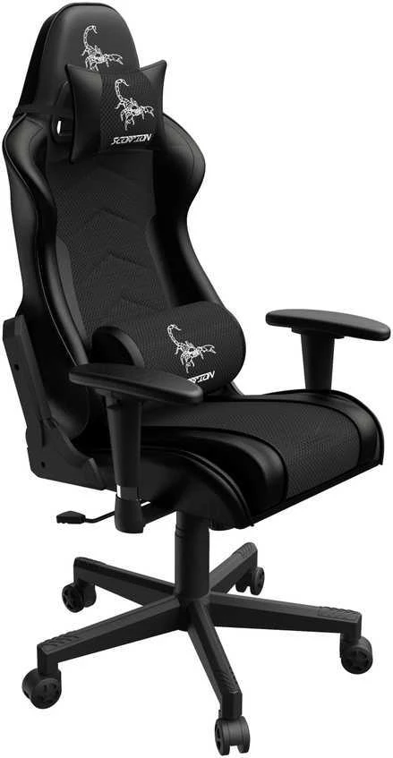 GEMBIRD Gaming chair SCORPION juodas mesh juodas skin