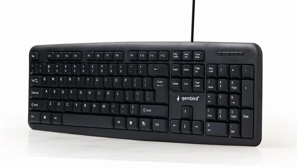 Klaviatūra Gembird KB-U-103-RU EN/RU