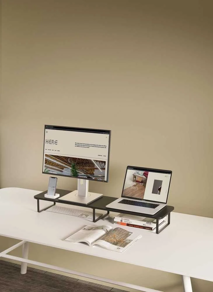 Monitoriaus Laikiklis - Gembird MS-Table2, Juodas