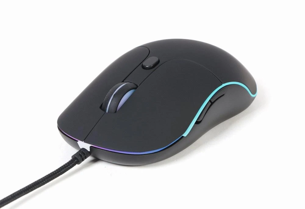 GEMBIRD Illuminated large size pelė su laidu USB juodas