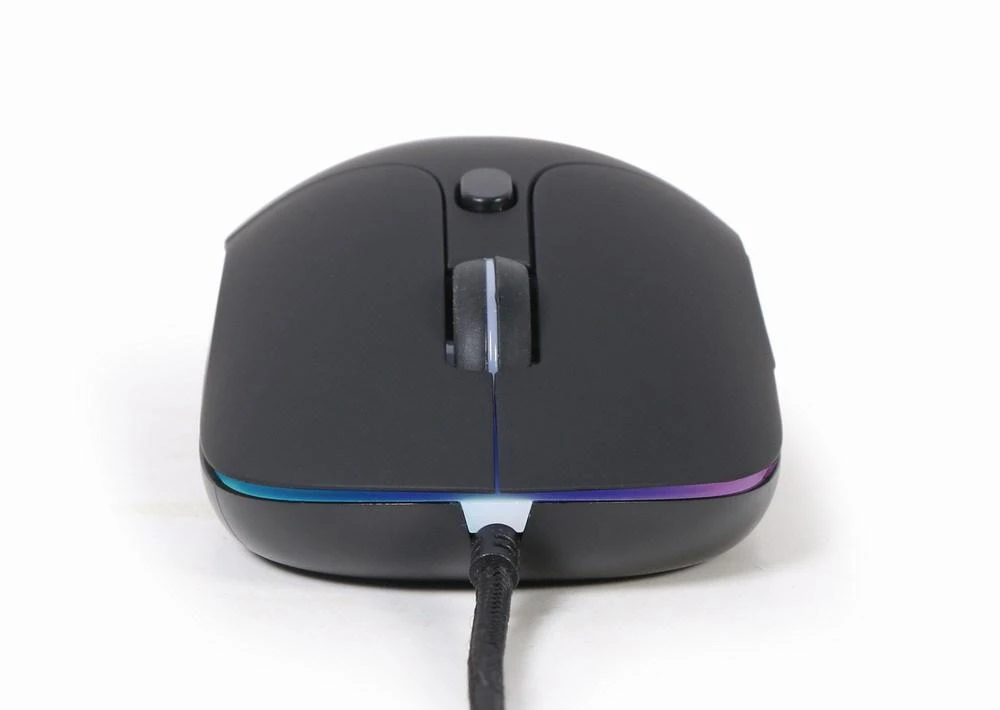 GEMBIRD Illuminated large size pelė su laidu USB juodas