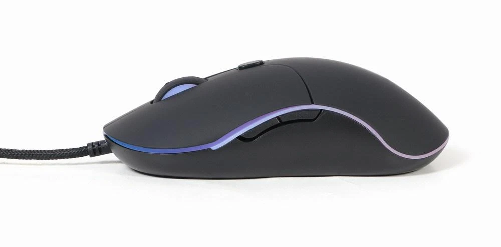 GEMBIRD Illuminated large size pelė su laidu USB juodas
