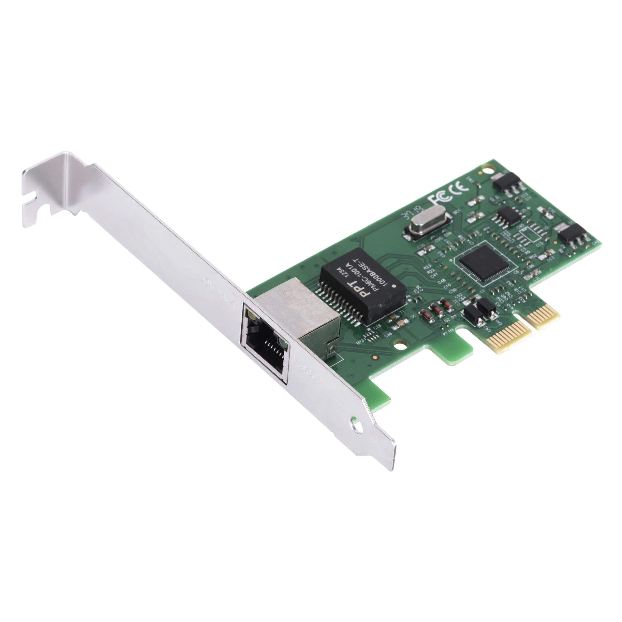 GEMBIRD NIC-GX1 Gembird 1-GIGABIT PCI-Express Fast Ethernet kortelė, Realtek mikroschemų rinkinys