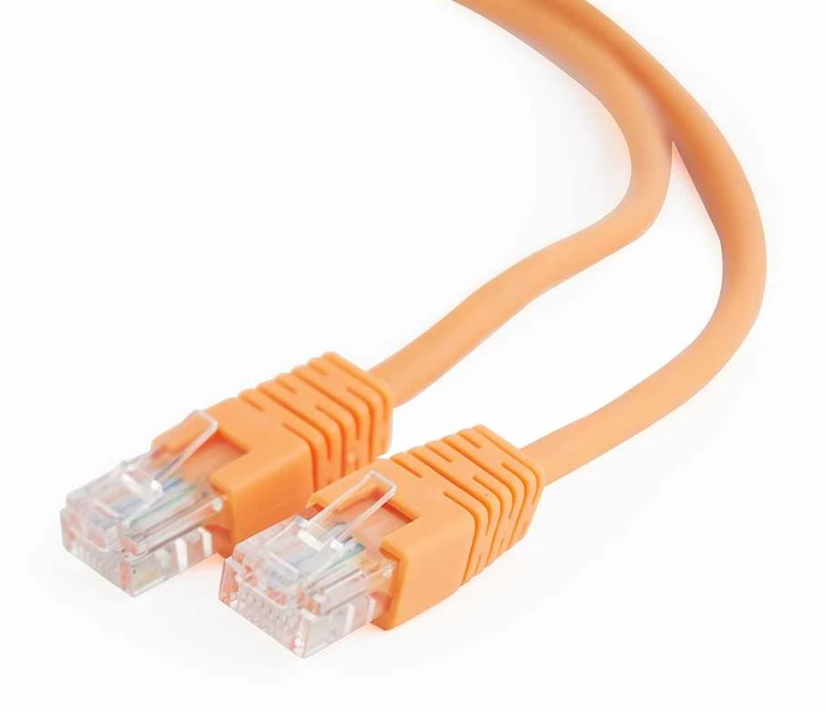 GEMBIRD PP12-0.25M/O Gembird patchcord RJ45, cat.5e, UTP, 0.25m, oranžinis