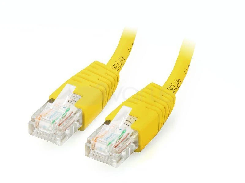 GEMBIRD PP12-0.25M/Y Gembird patchcord RJ45, cat.5e, UTP, 0.25m, geltona