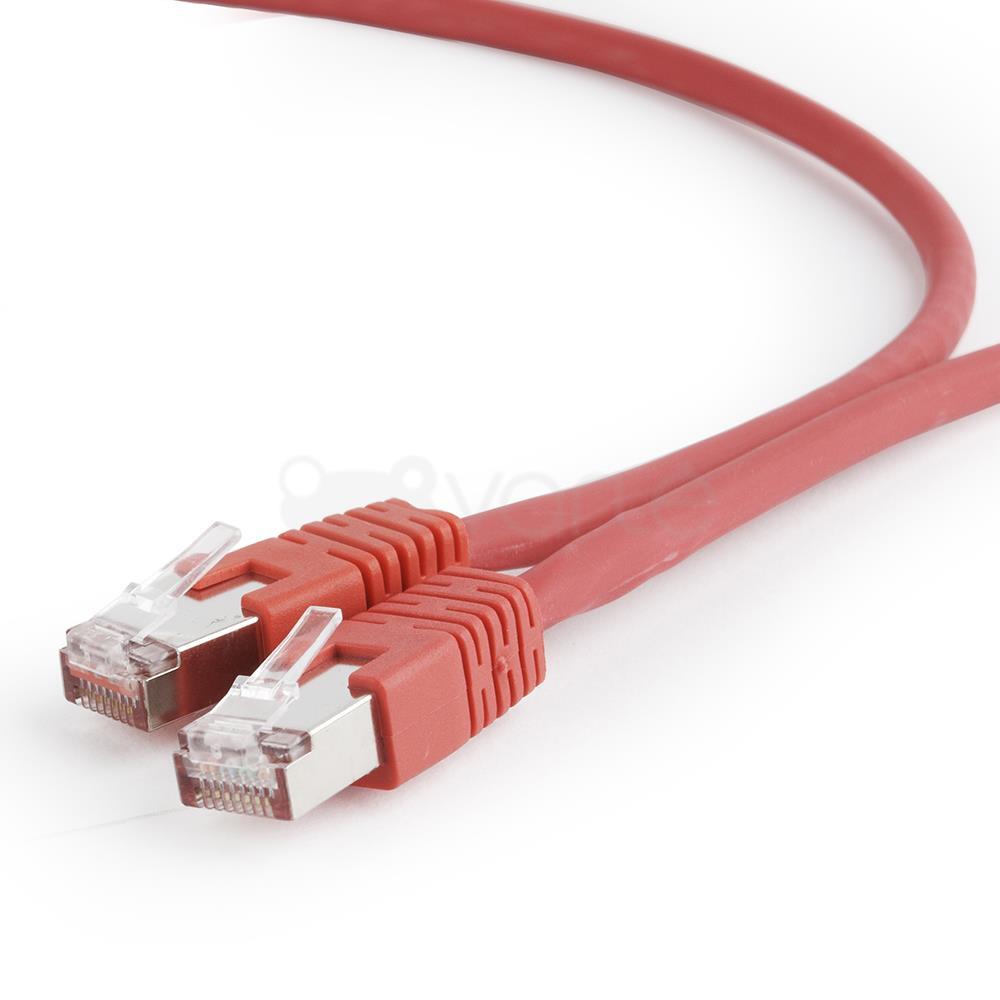 GEMBIRD PP6A-LSZHCU-R-0,5M Gembird patchcord RJ45, kat. 6A,SFTP, LSZH, 0,5m, raudona