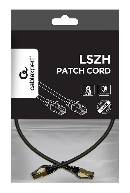 GEMBIRD S/FTP Cat.8 LSZH patchcord 0,25m