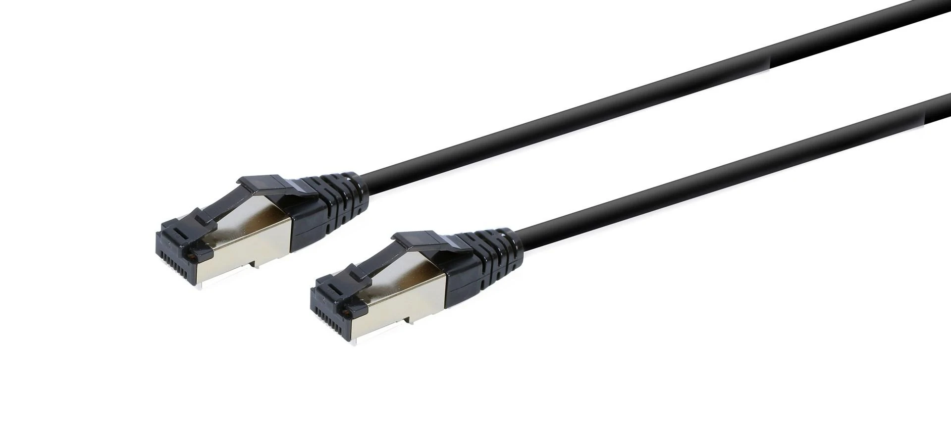 GEMBIRD PP8-LSZHCU-BK-0,5M S/FTP Kat. 8 LSZH patch laidas juodas 0,5m