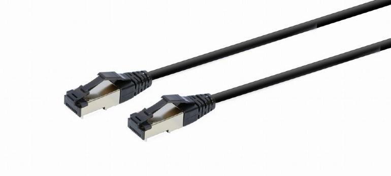 GEMBIRD PP8-LSZHCU-BK-1M S/FTP Kat. 8 LSZH pataisos laidas judas 1m