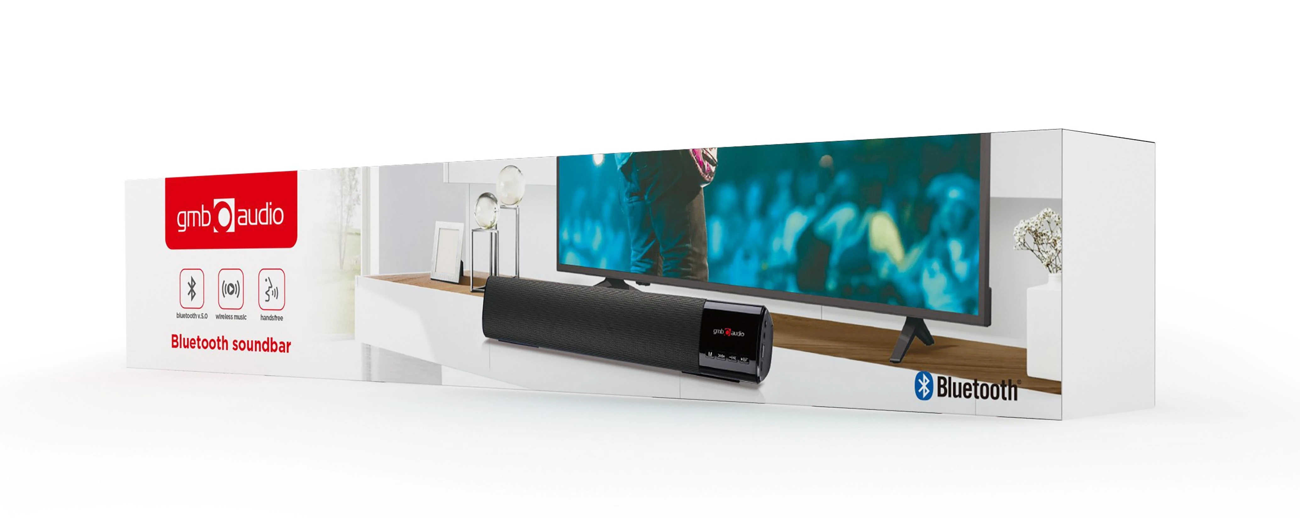 GEMBIRD Bluetooth soundbar juodas