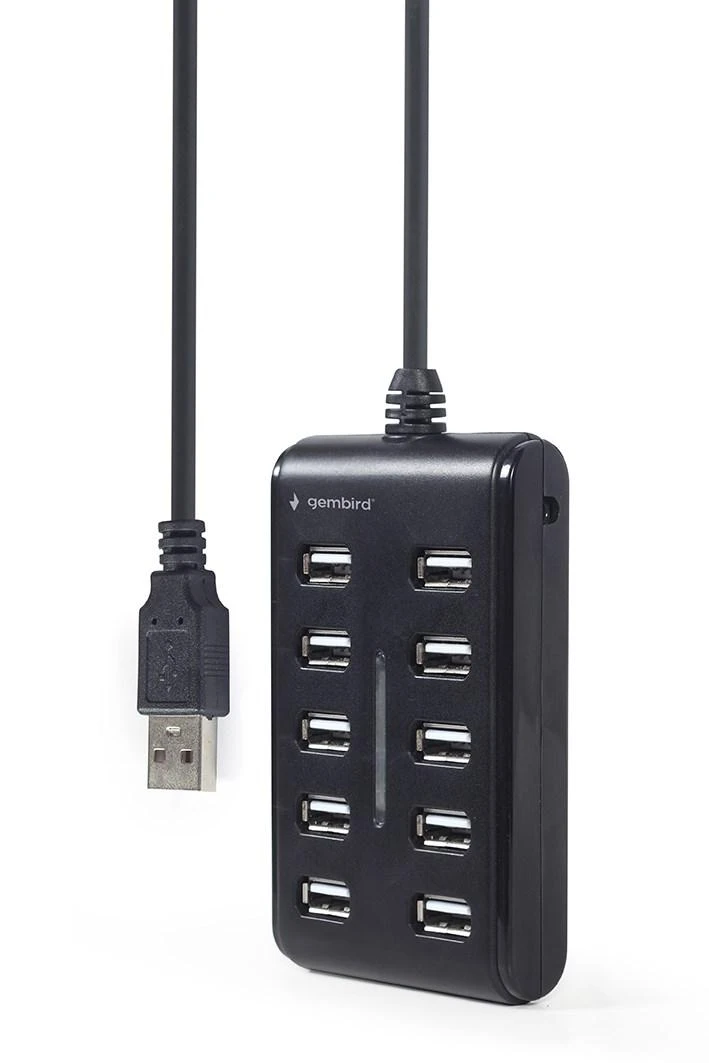 Gembird USB 2.0 šakotuvas su 10 jungčių