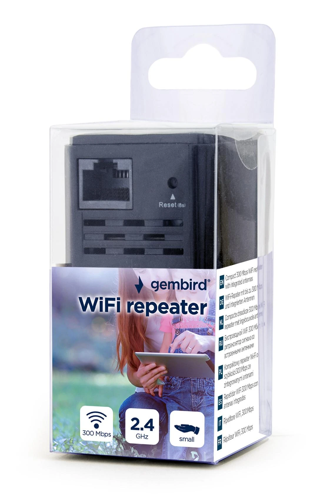 GEMBIRD Wi-Fi kartotuvas 300 Mbps baltas
