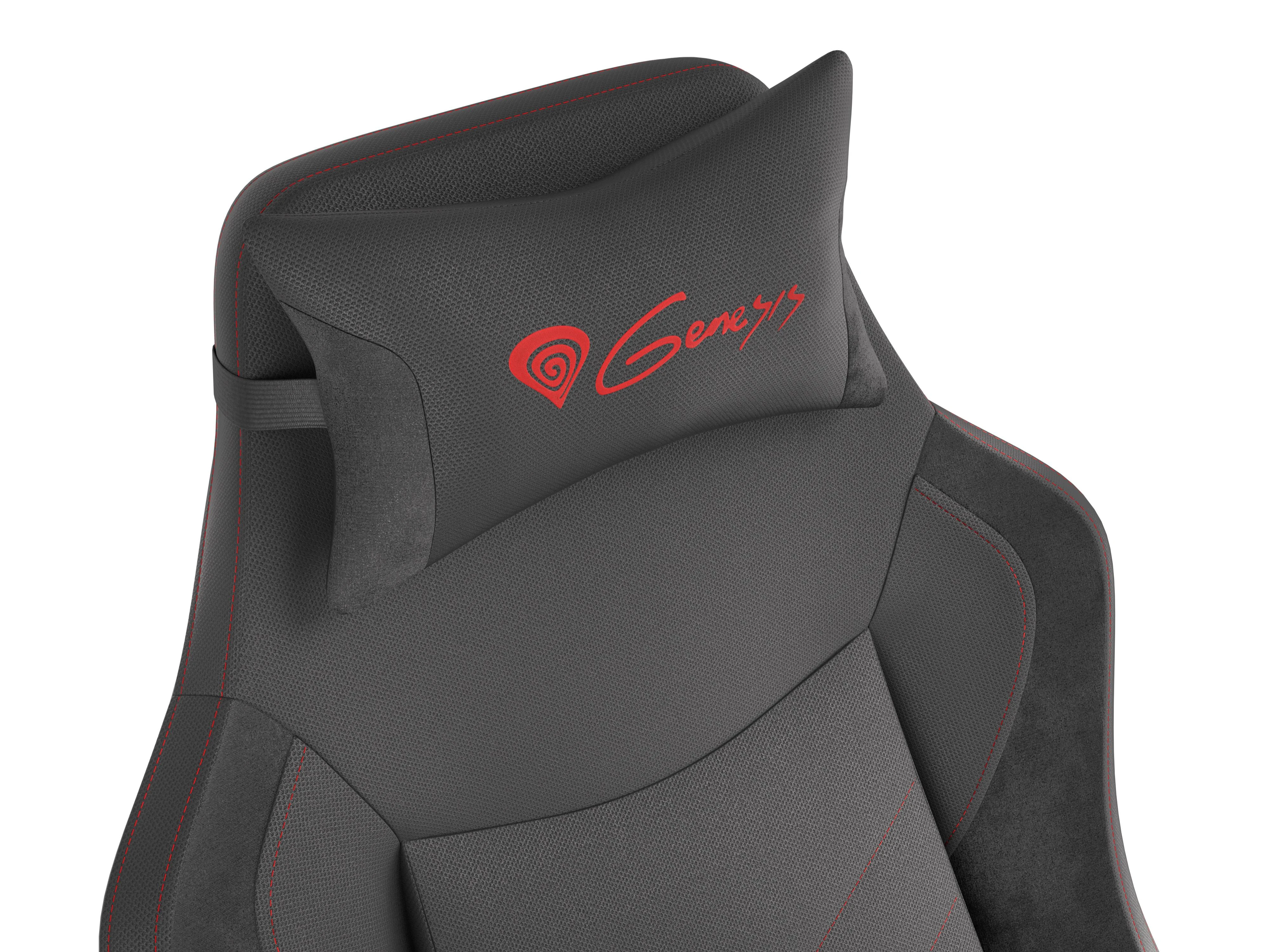 Žaidimų kėdė Genesis Nitro 890 Gaming Chair, Juoda-raudona