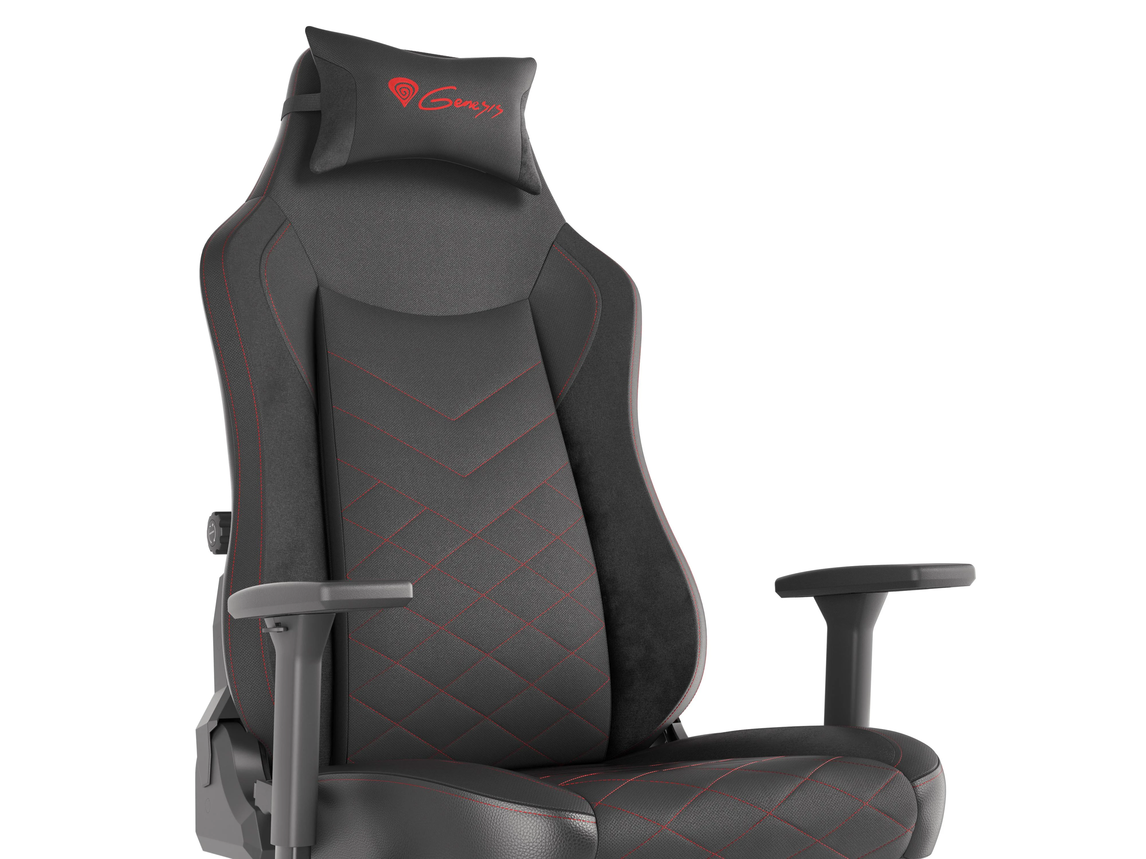 Žaidimų kėdė Genesis Nitro 890 Gaming Chair, Juoda-raudona
