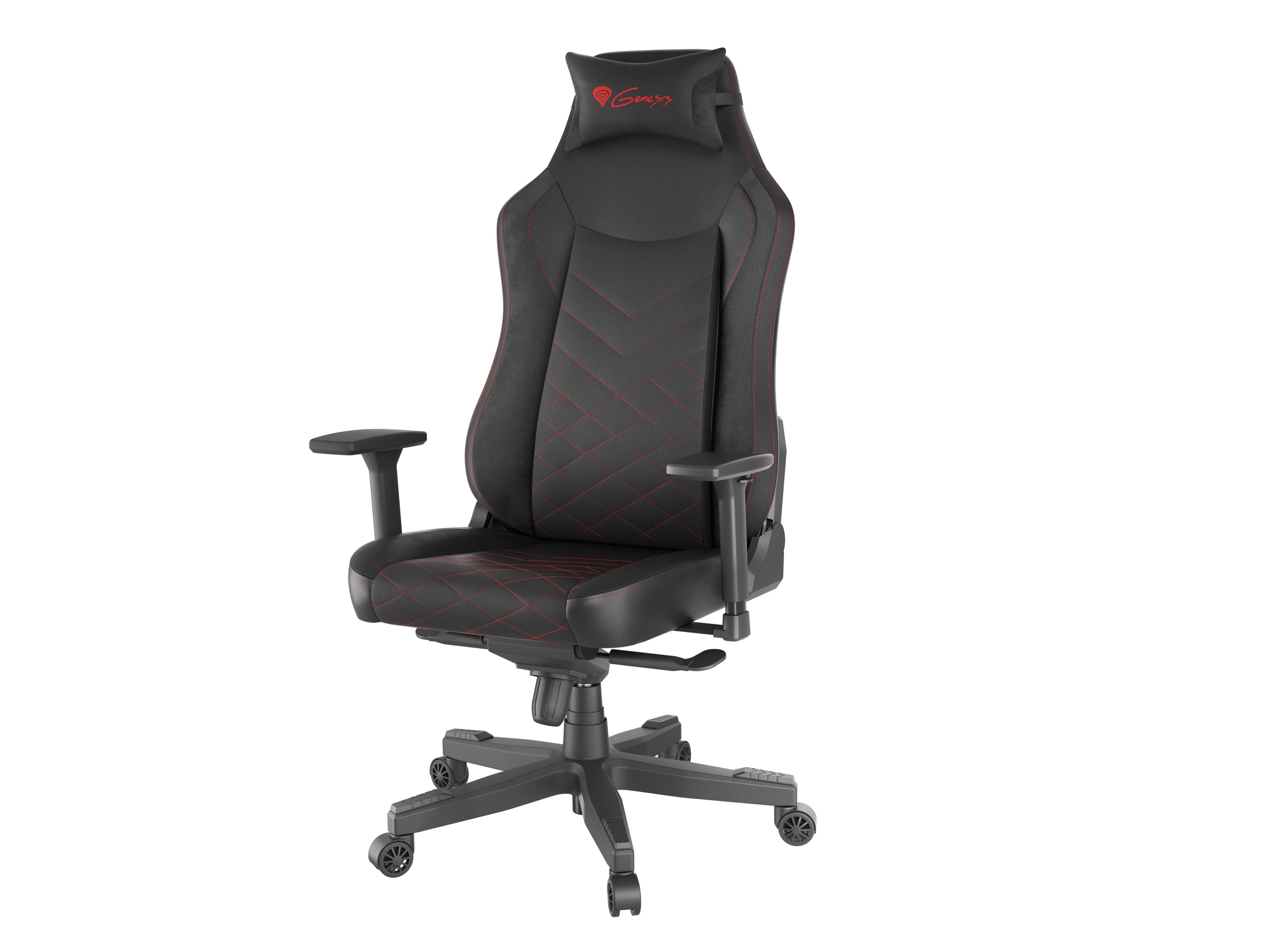 Žaidimų kėdė Genesis Nitro 890 Gaming Chair, Juoda-raudona