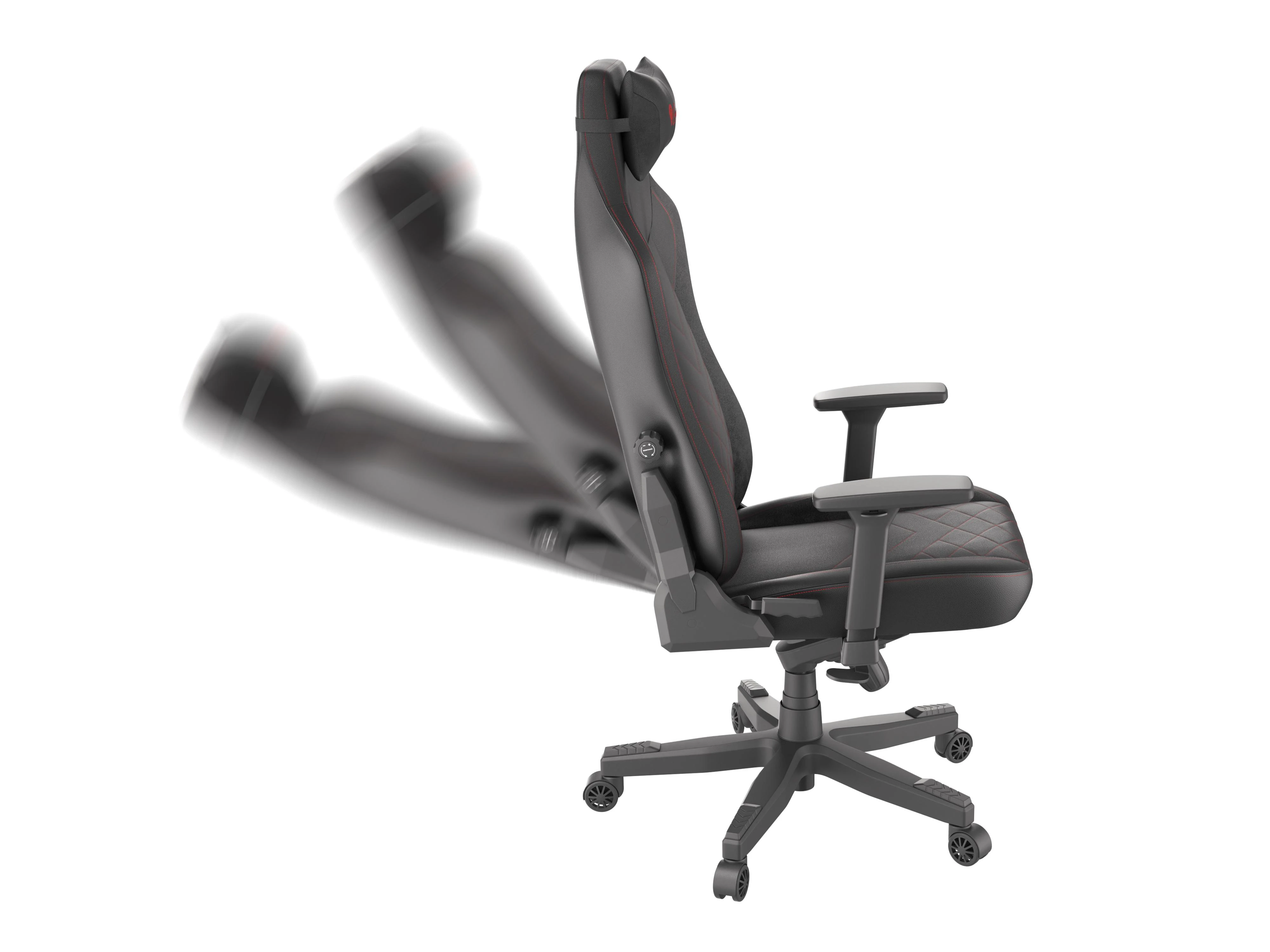 Žaidimų kėdė Genesis Nitro 890 Gaming Chair, Juoda-raudona