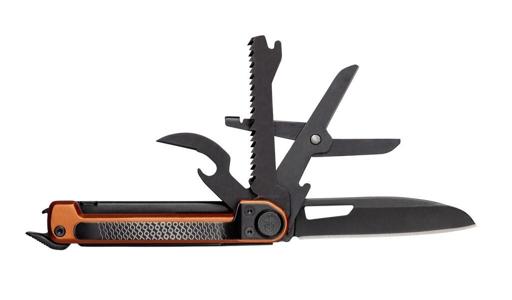 Daugiafunkcinis įrankis "Gerber ArmBar Scout", oranžinės spalvos