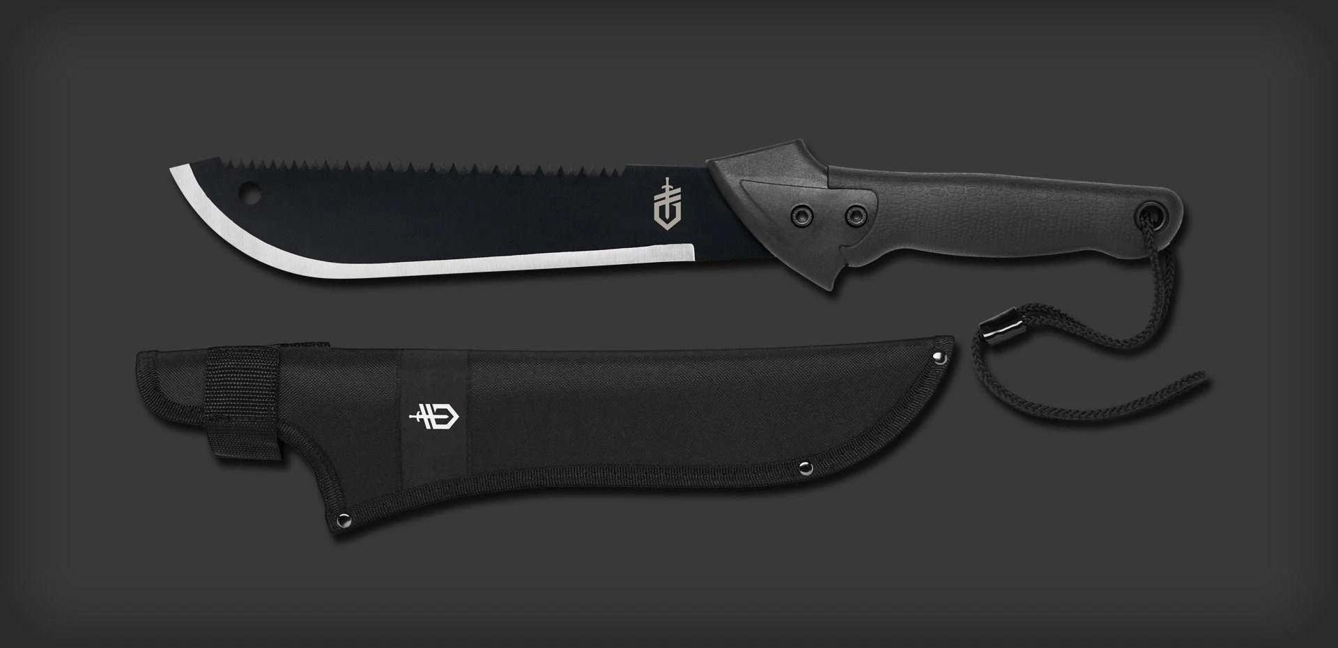Gerber | Lauko Gator Machete Jr, nailono apvalkalas | Mačetė