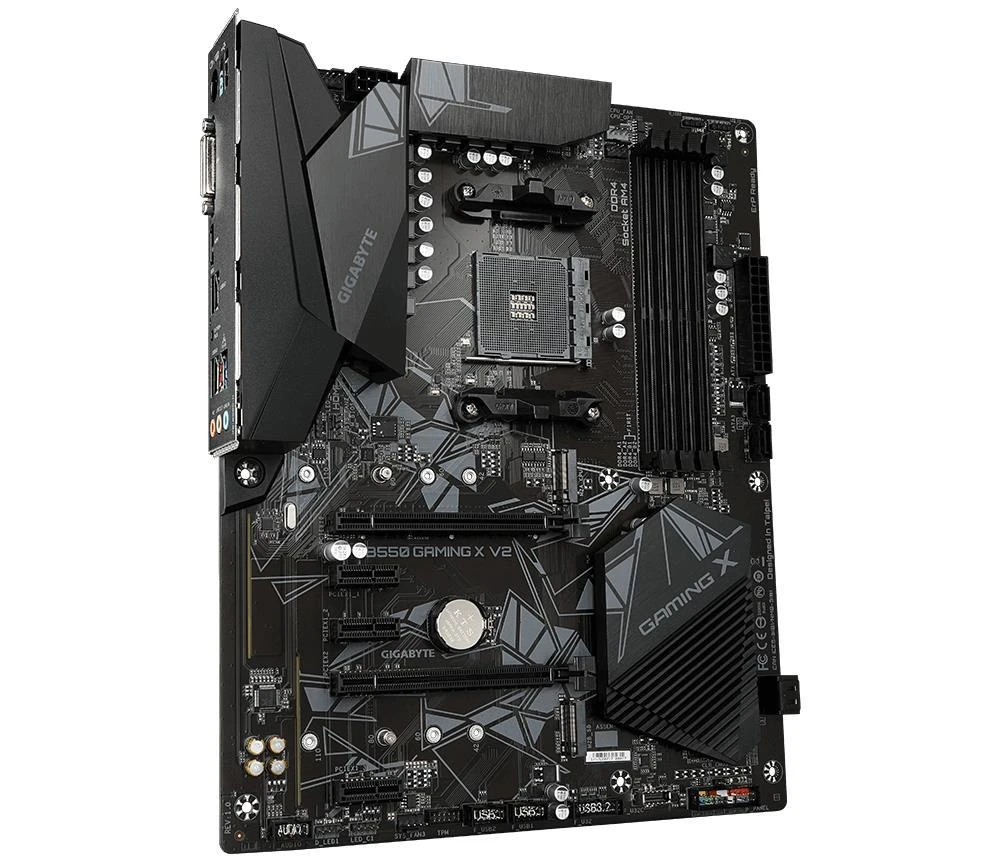 Pagrindinė plokštė GIGABYTE/AMD B550/AM4/ATX/Memory DDR4/Atminties lizdai 4/3xPCI-Express 3.0 1x/1xPCI-Express 3.0 2x/1xPCI-Express 4.0 16x/2xM.2/1xDVI-D/1xHDMI/2xAudio-In/1xAudio-Out/2xUSB 2.0/4xUSB 3.2/1xPS/2/1xRJ45