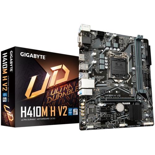 Pagrindinė plokštė GIGABYTE Intel H470 Express / LGA1200 / MicroATX / Memory DDR4 / Atminties lizdai 2|2xPCI-Express 3.0 1x / 1xPCI-Express 3.0 16x / 1xM.2 / 1x15pin D-sub / 1xHDMI / 2xAudio-In / 1xAudio-Out / 4xUSB 2.0 / 2xUSB 3.2 / 1xPS/2 / 1xRJ45