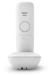 Belaidis telefonas - Gigaset E290 Duo Dideli Mygtukai, 150 Telefono Knygos Įrašų, Balta