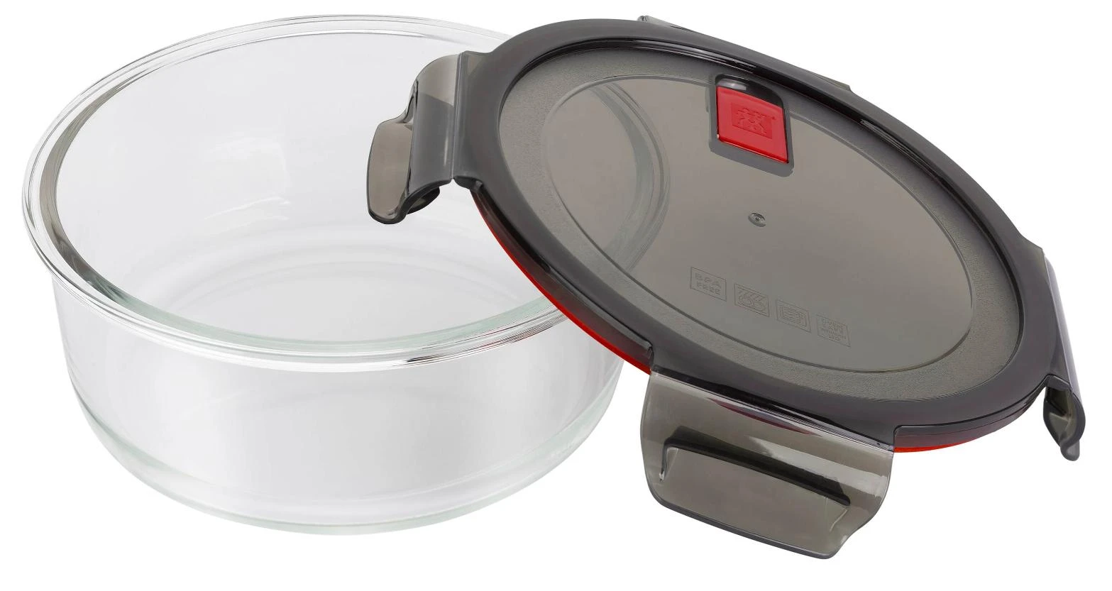 Apvali borosilikatinio stiklo dėžutė Zwilling Gusto, 1,3 l