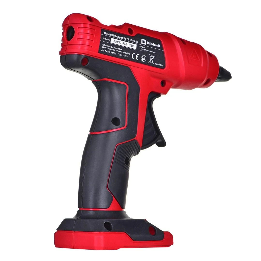 Karštų Klijų Pistoletas - Einhell TE-CG 18 Li-Solo 18V Akumuliatorinis Juodas, Raudonas