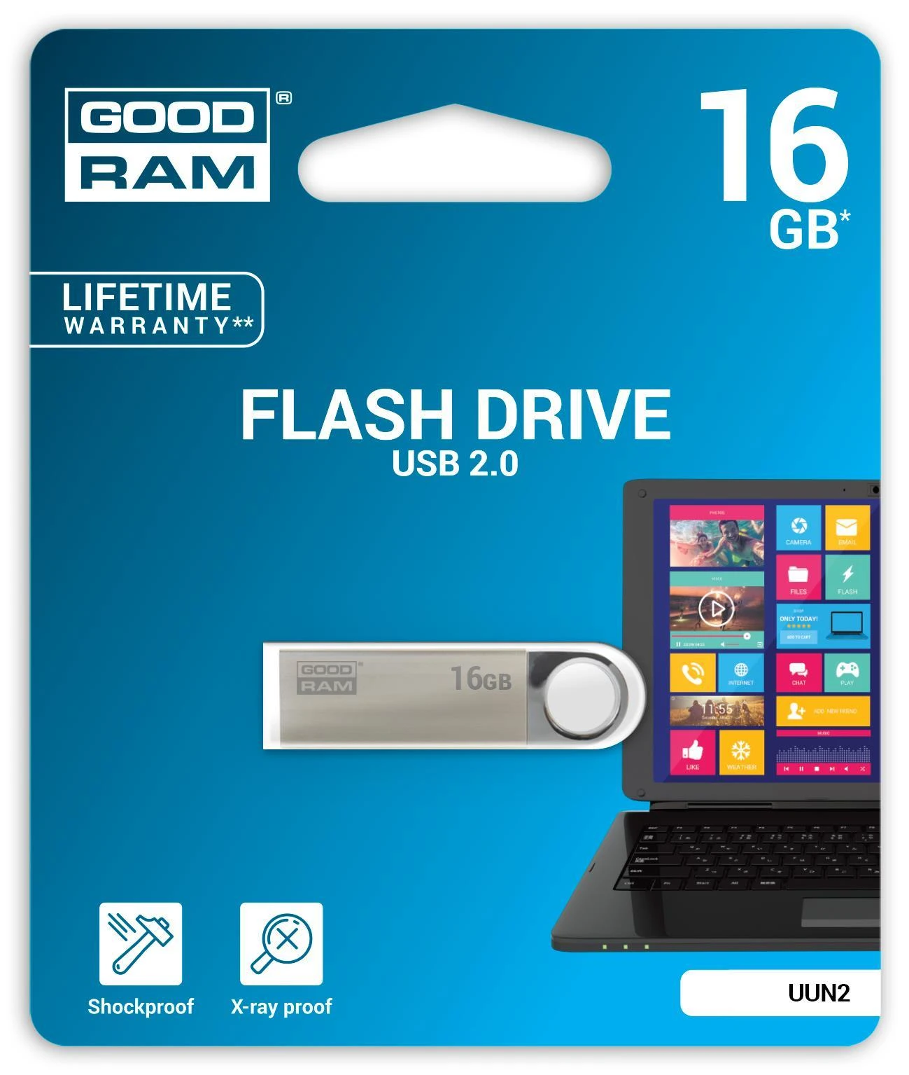 GoodRam Atmintinė USB 2.0 UNITY, 16GB