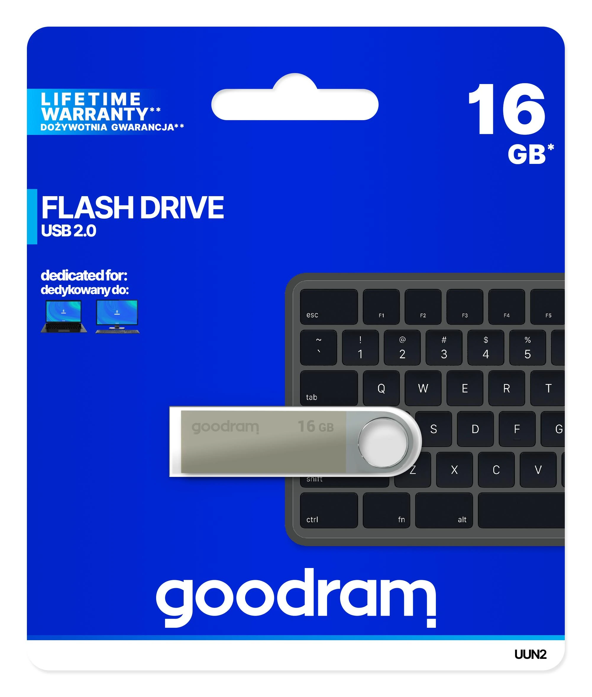GoodRam Atmintinė USB 2.0 UNITY, 16GB