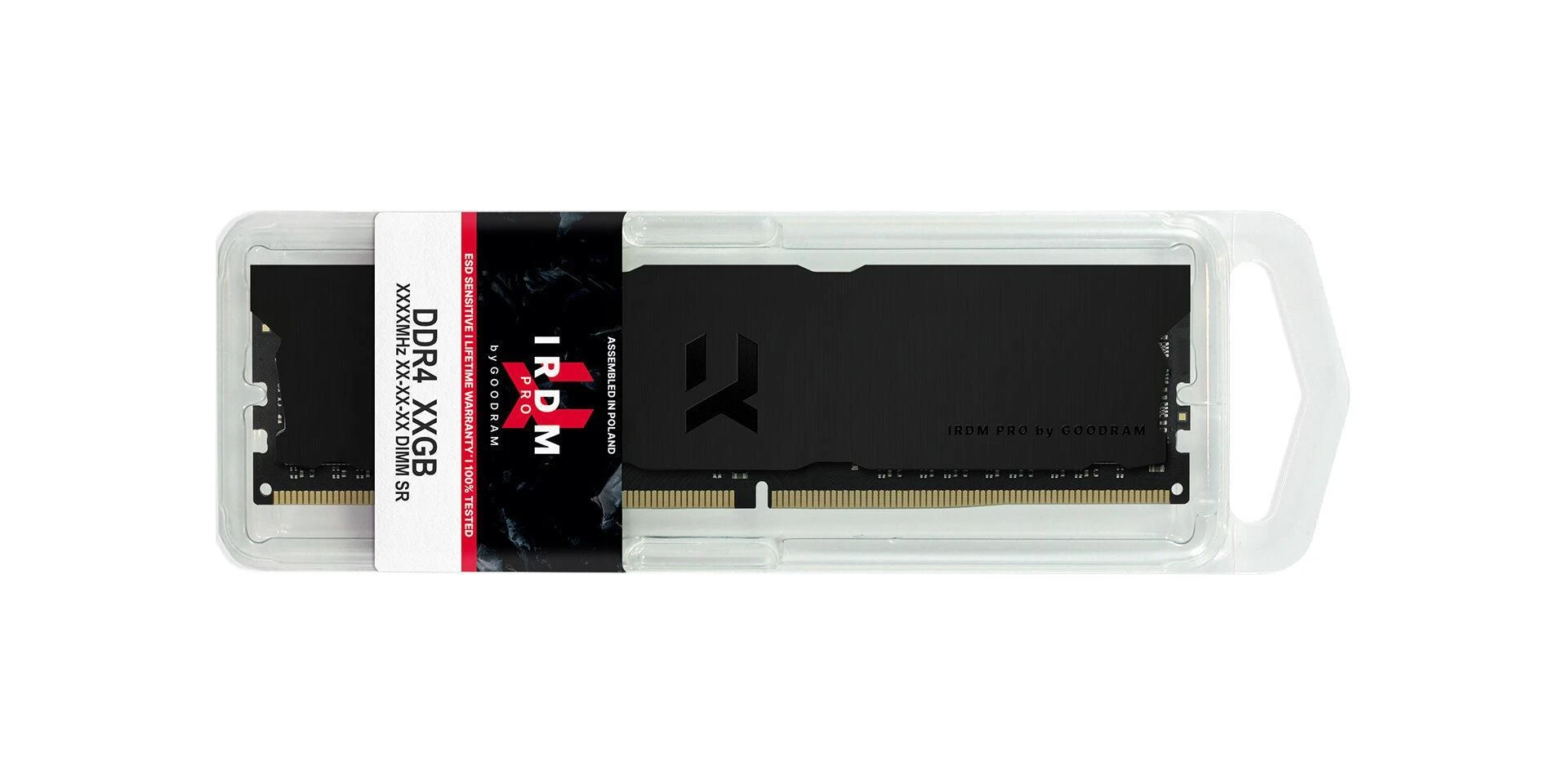GOODRAM IRDM PRO DDR4 RAM pakuotėje