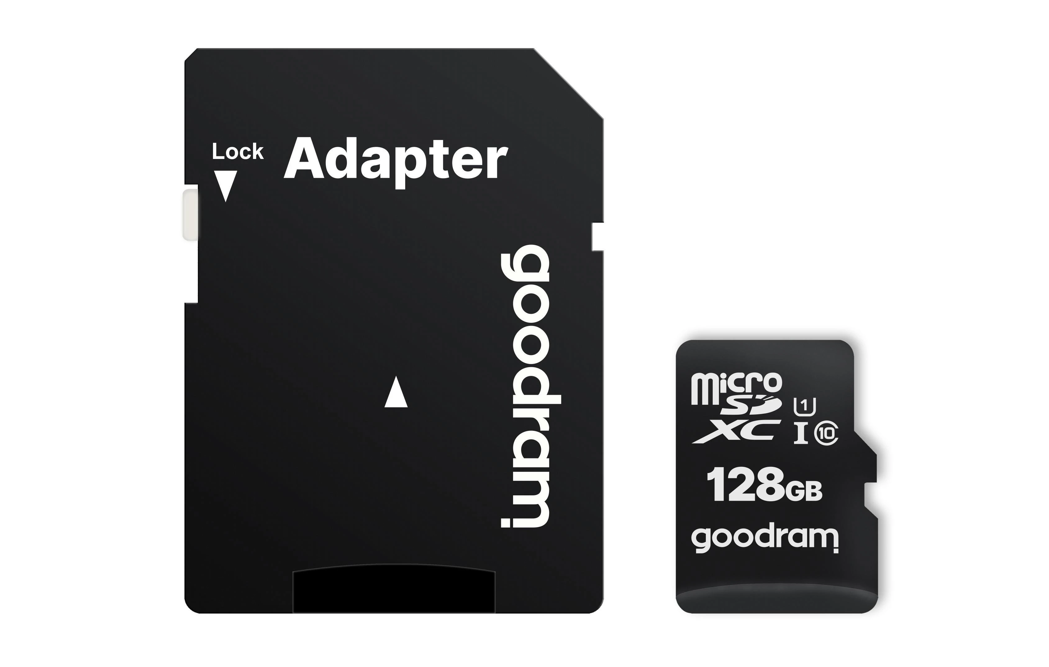 GoodRam Atminties kortelė Micro SDHC class 10 UHS I 128GB + adapteris