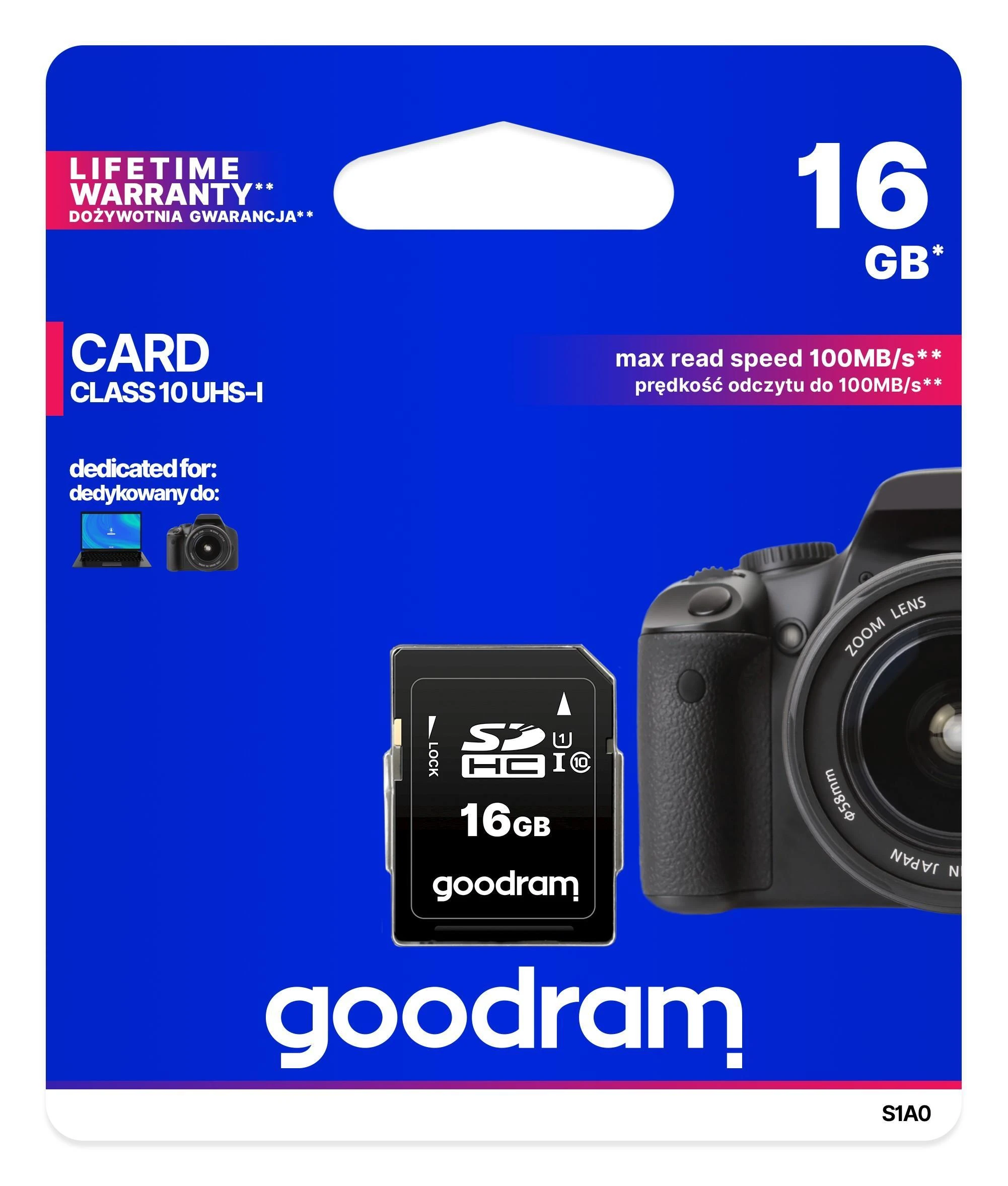 Atminties kortelė GOODRAM SDHC 16GB 10 klasės UHS