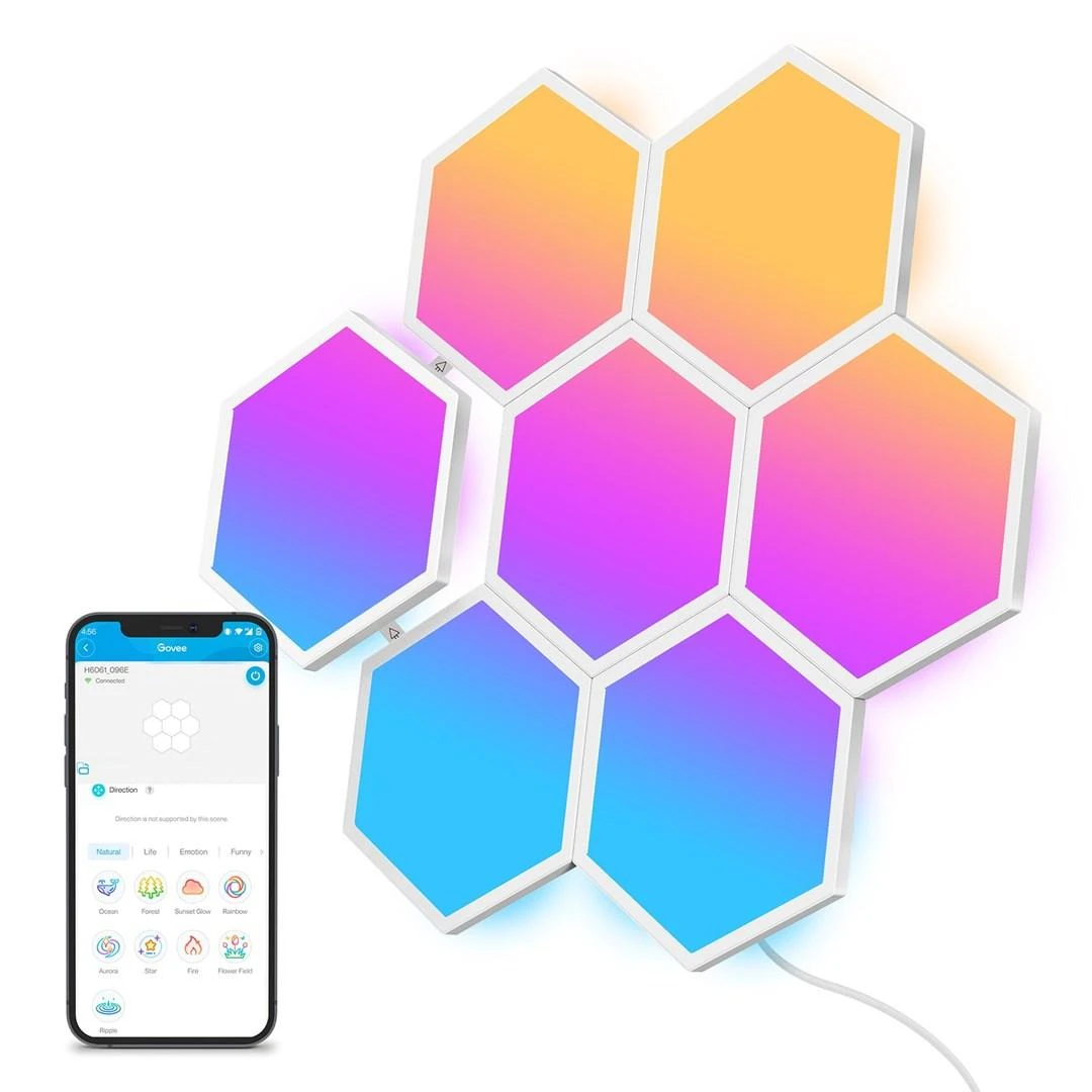 Govee Glide Hexa Light Panels (10 panels) H6061
