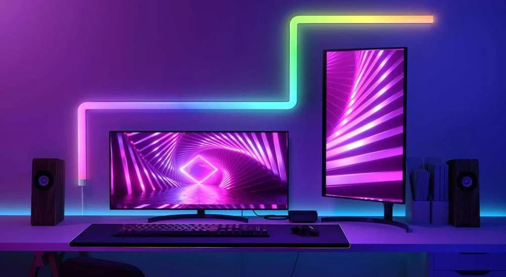 Govee H6062 Slankiojanti siena (6+1) | LED panelės | RGBIC