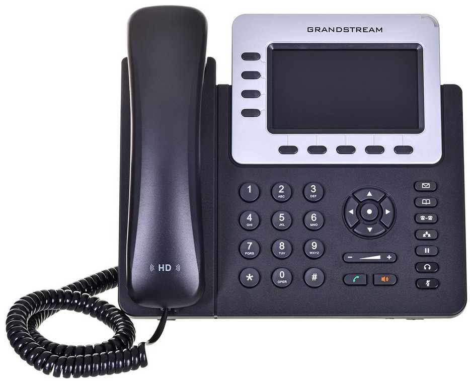 IP telefonas Grandstream GXP2140, juodas