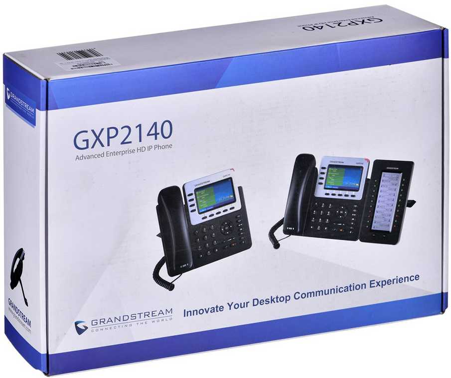 IP telefonas Grandstream GXP2140, juodas