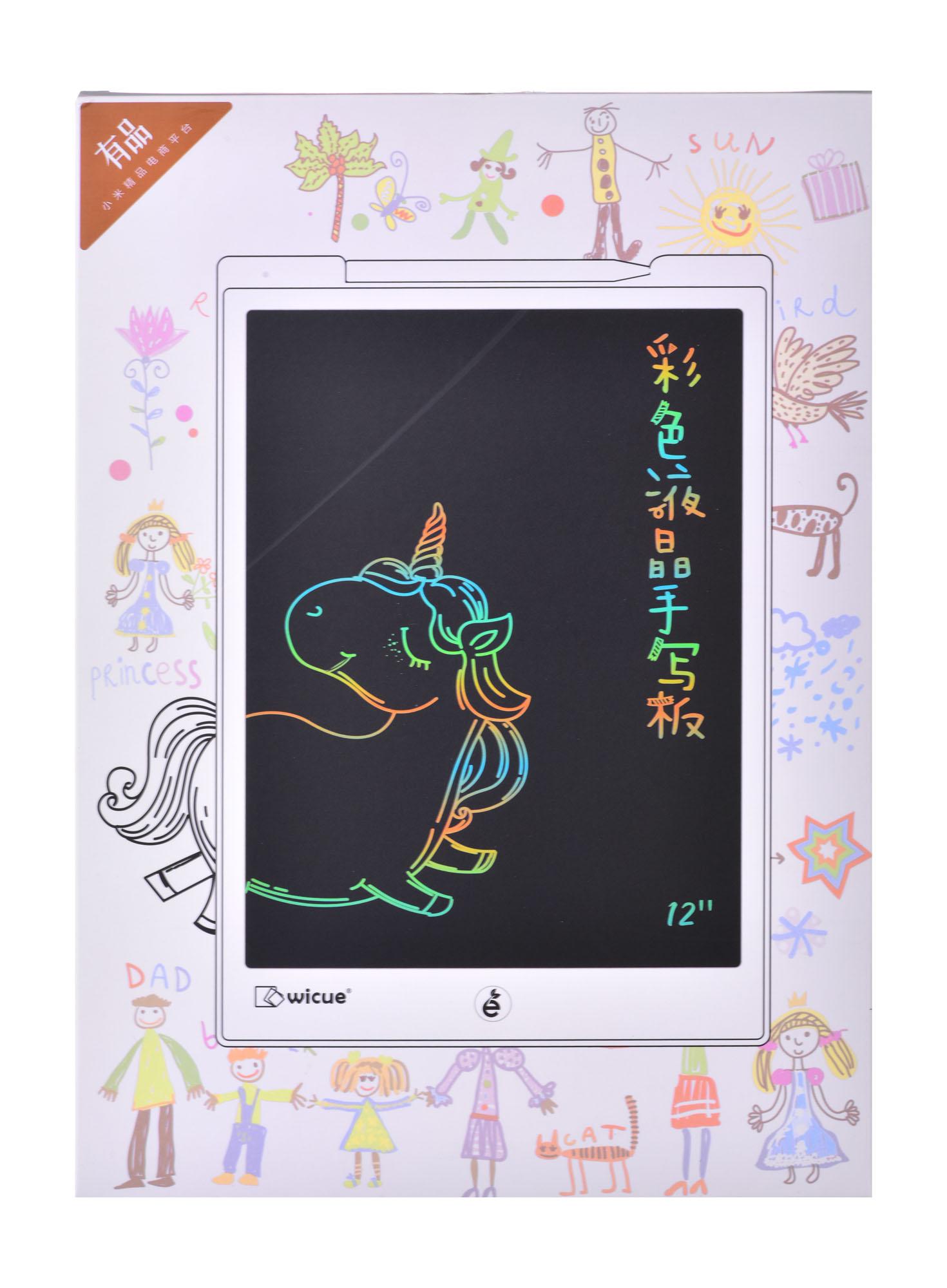 Piešimo planšetė XIAOMI Wicue 12' LCD Multi Color, tamsiai rožinė ...