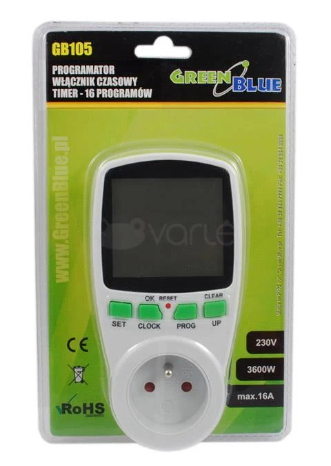 GreenBlue Oem Skaitmeninis laikmatis 16 GB105 programų