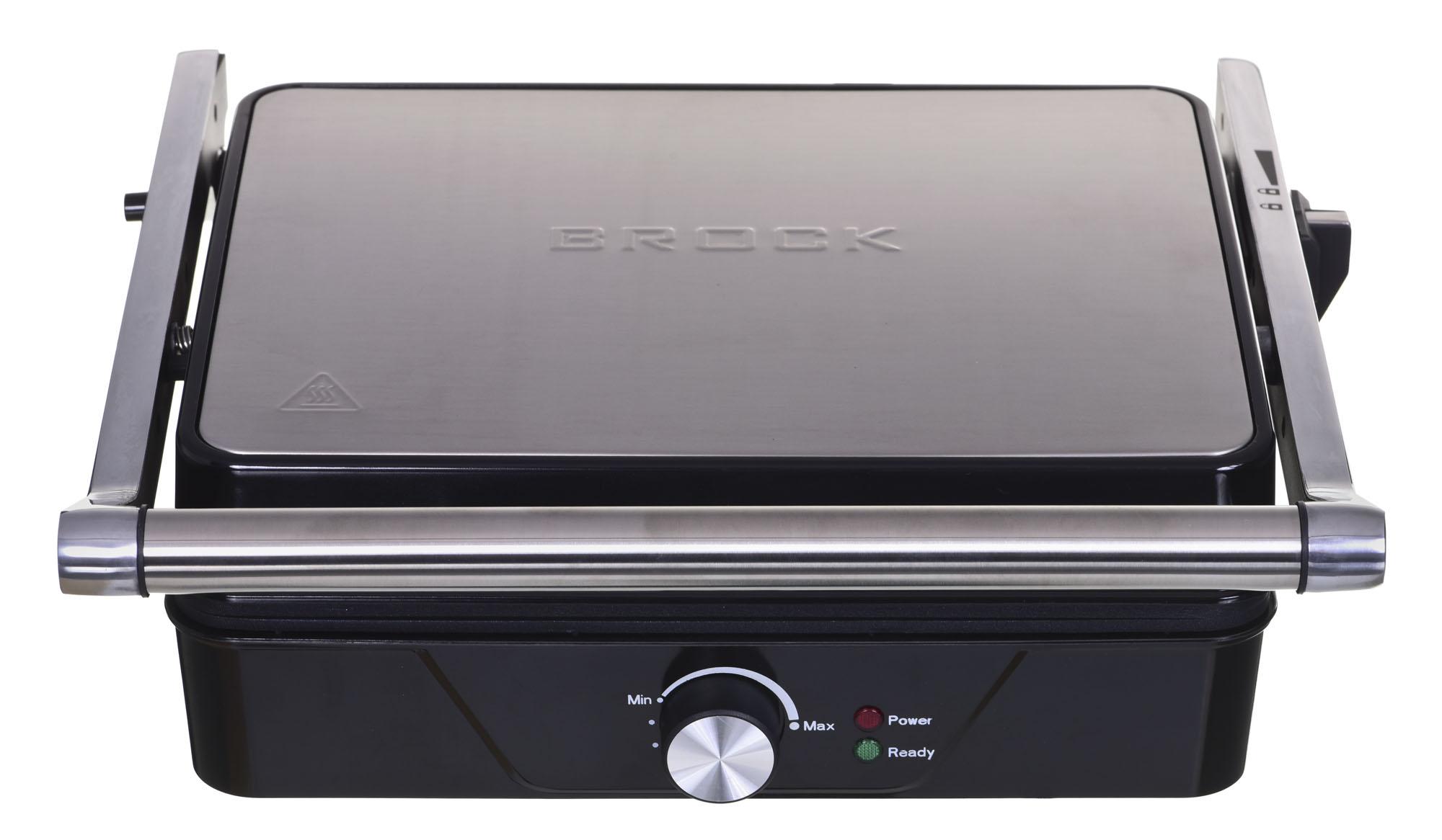 Sumuštinių keptuvas Elektros grilis Brock Elektros grilis BROCK HCG 5000 SS (HCG 5000 SS) - AGDBKGRE0001