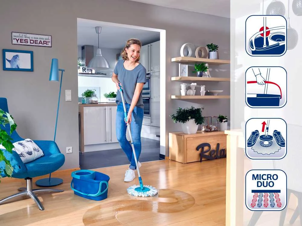 Grindų valymo rinkinys Leifheit CLEAN TWIST Ergo Disc