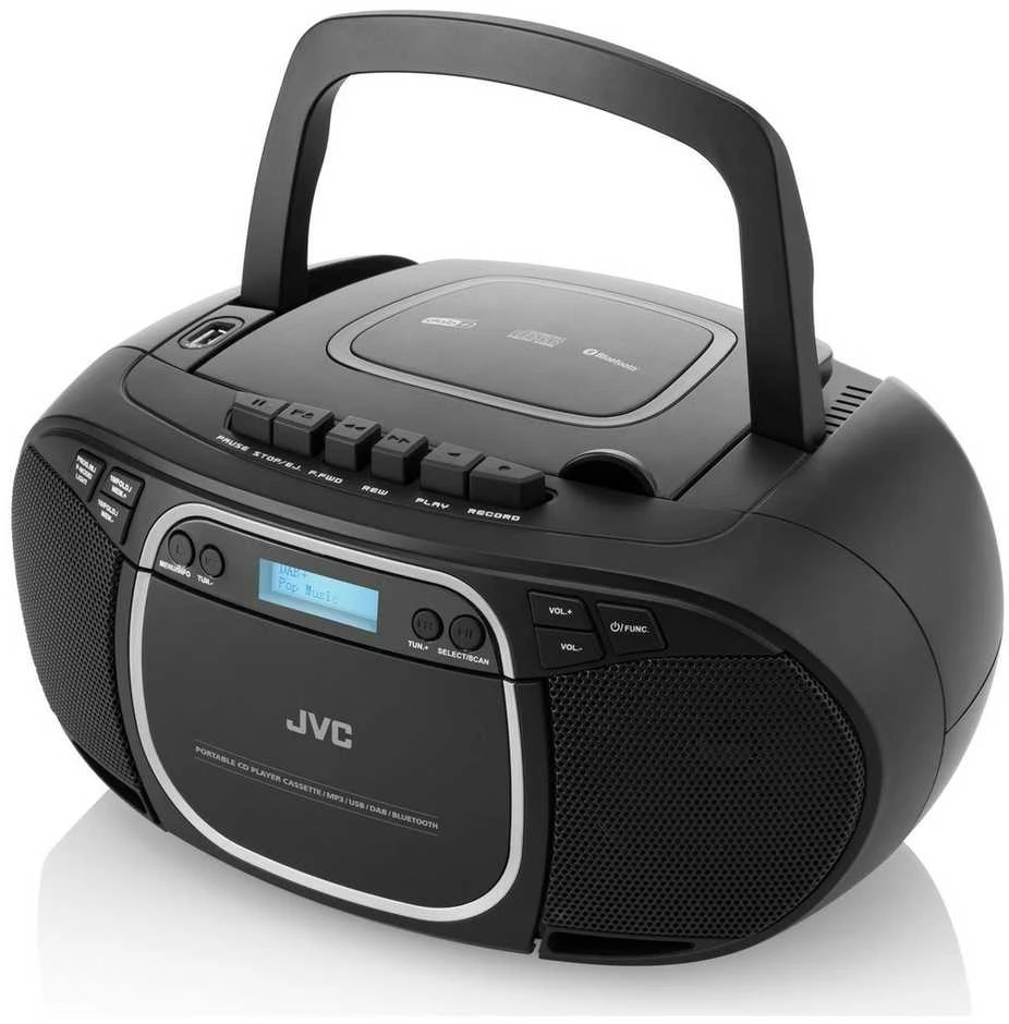 JVC RC-E561B-DAB CD grotuvas Portable CD grotuvas Juodas