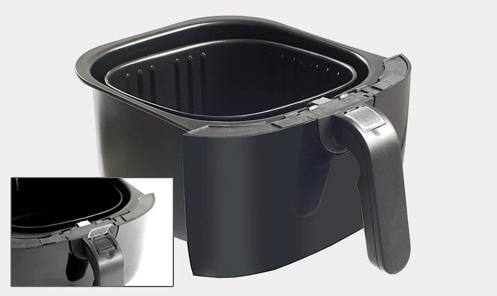 Gruzdintuvė Caso AF200 Juoda, 1200-1400 W, 2.5 L