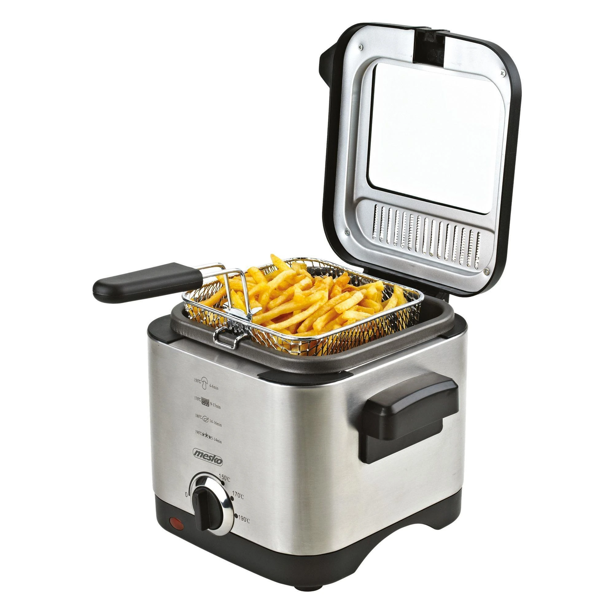 Gruzdintuvė Mesko MS 4910, 1.5 l, Juodos/Sidabrinės spalvos