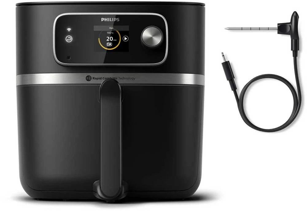 Gruzdintuvė Philips Combi HD9880/90, Juodos spalvos