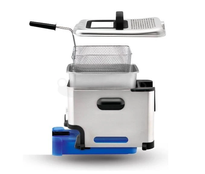 Gruzdintuvė Keptuvė Tefal Oleoclean Pro FR8040 (3,5 l, 1,2kg, 2300 W, plieno spalvos)